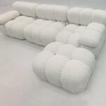 Modern Luxury Velvet Top Grain Fabric Sofa Set Classic Nordic Home Furniture for Single Modular Sofa