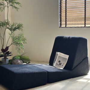 Foldable Single Sofa Bed Living Room Sectional Couch Modular Recliner Vacuum sealed Compressed Foam Fabric Sofa Chair Furniture